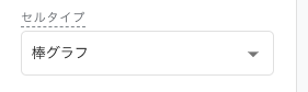 セルタイプは棒グラフでオーケー